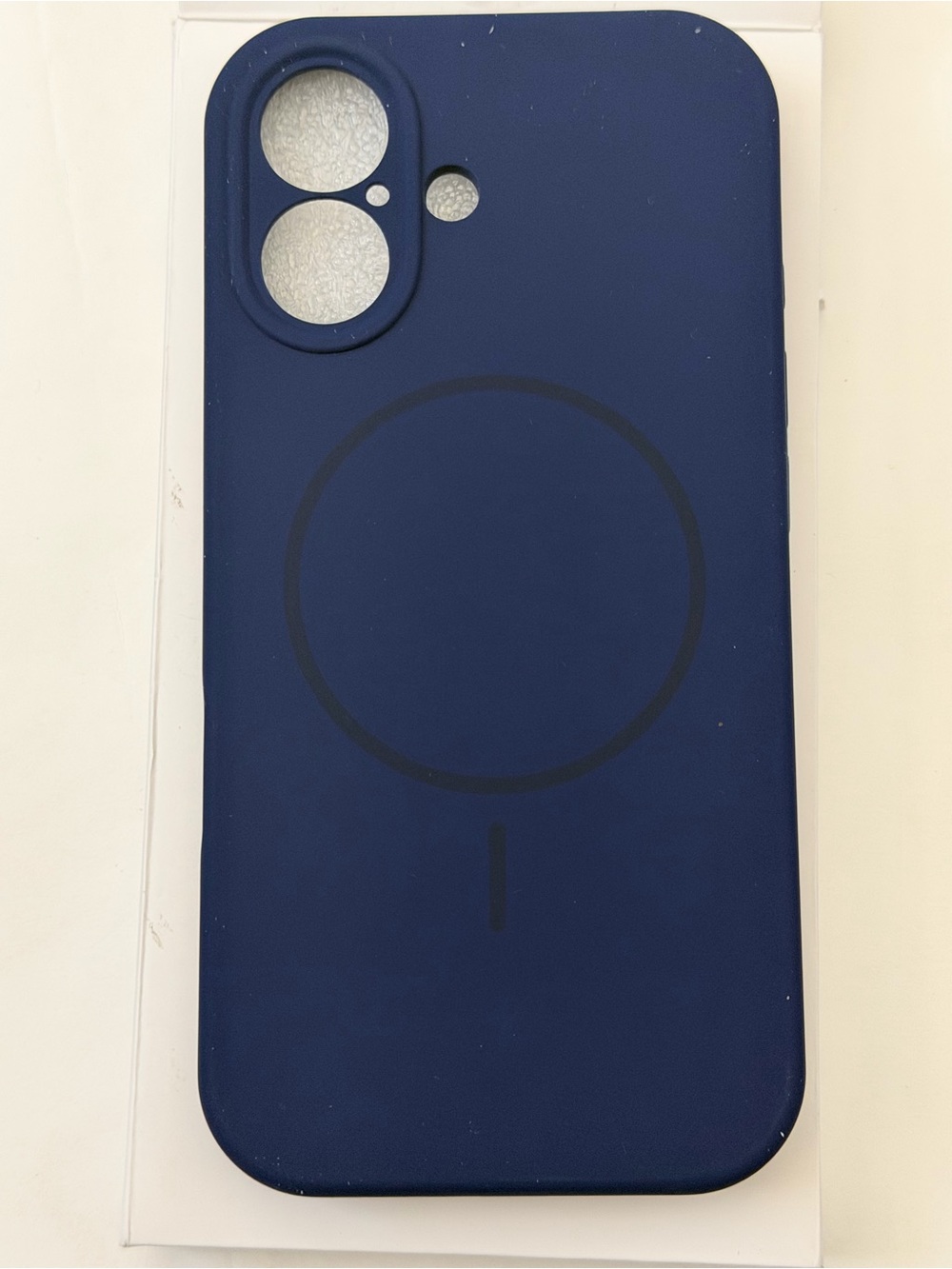 iPhone 17 Navy Blue Magnetic Compatible Phone Case